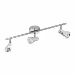 Luminaires Eglo Spot Eglo TIBERIO LED Chrome, 3 lumières* Éclairage Led