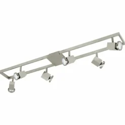 Luminaires Eglo Spot Eglo ZERACO Nickel mat, 6 lumières* Spots Et Projecteurs