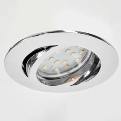 hofstein Spot encastrable Kerrouan LED Chrome, 1 lumière