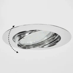 hofstein Spot encastrable Vibersviller LED Chrome, 1 lumière