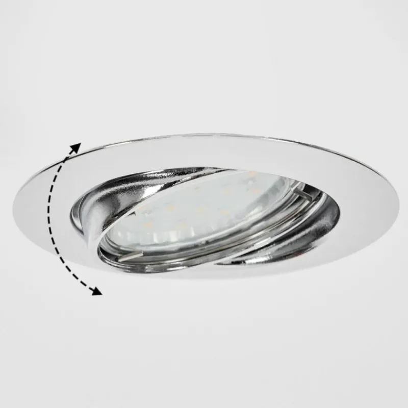 hofstein Spot encastrable Vibersviller LED Chrome, 1 lumière