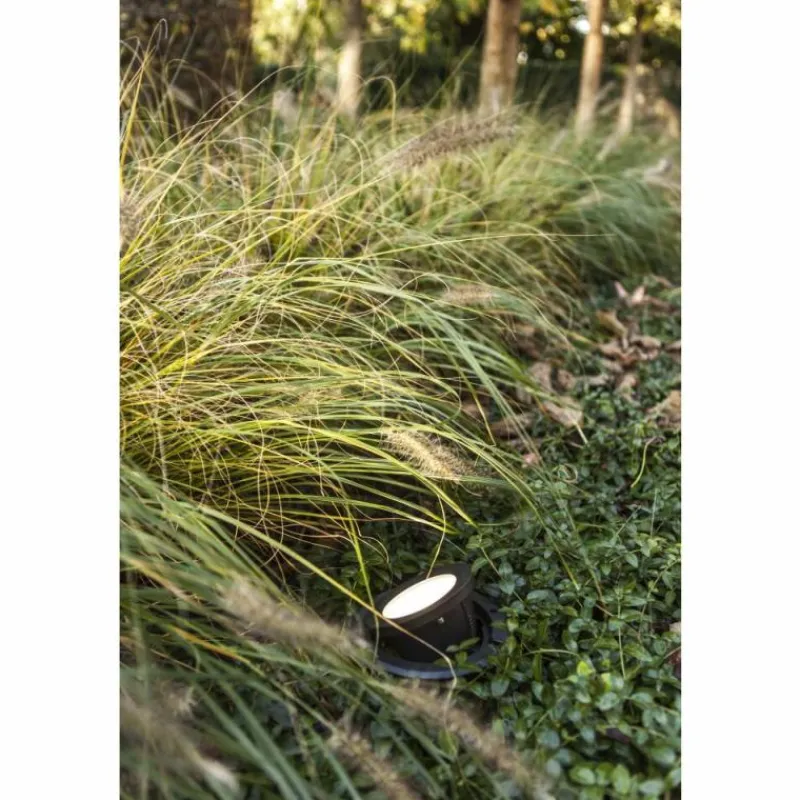 Luminaires Lutec Spot encastrable au sol LUTEC ARTIC LED Noir, 1 lumière