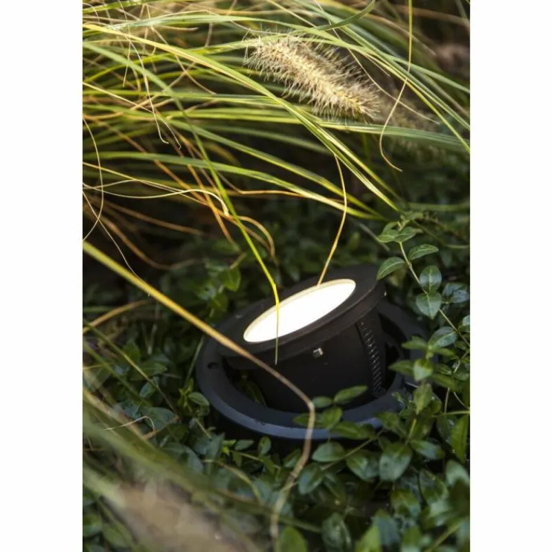 Luminaires Lutec Spot encastrable au sol LUTEC ARTIC LED Noir, 1 lumière