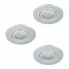 Luminaires Eglo Spot encastrable Eglo AREITIO LED Aluminium, 3 lumières* Luminaires Encastrés