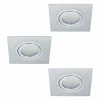 Luminaires Eglo Spot encastrable Eglo AREITIO LED Aluminium, 3 lumières* Luminaires Encastrés