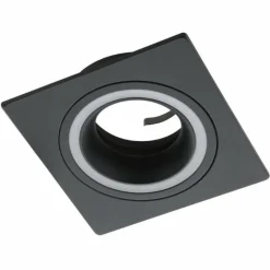 Luminaires Eglo Spot encastrable Eglo CAROSSO Noir, 1 lumière* Luminaires Encastrés
