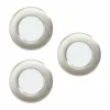 Luminaires Eglo Spot encastrable Eglo FUEVA LED Nickel mat, 3 lumières* Luminaires Encastrés
