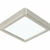 Luminaires Eglo Spot encastrable Eglo FUEVA LED Nickel mat, 1 lumière* Luminaires Encastrés