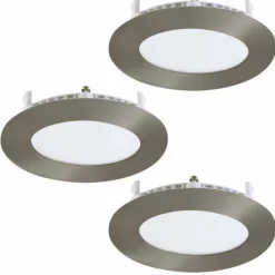 Luminaires Eglo Spot encastrable Eglo FUEVA LED Blanc, 3 lumières* Luminaires Encastrés