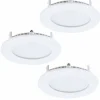 Luminaires Eglo Spot encastrable Eglo FUEVA LED Blanc, 3 lumières* Luminaires Encastrés