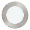 Luminaires Eglo Spot encastrable Eglo FUEVA-C LED Nickel mat, 1 lumière