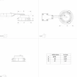 Luminaires Eglo Spot encastrable Eglo PINEDA LED Noir, 3 lumières* Luminaires Encastrés