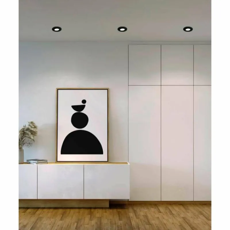 Luminaires Eglo Spot encastrable Eglo PINEDA LED Noir, 3 lumières* Luminaires Encastrés