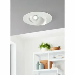 Luminaires Eglo Spot encastrable Eglo RONZANO LED Argenté, Blanc, 1 lumière* Luminaires Encastrés