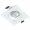 Luminaires Eglo Spot encastrable Eglo SALABATE LED Blanc, 1 lumière