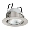 Luminaires Eglo Spot encastrable Eglo SALICETO-Z LED Nickel mat, 1 lumière