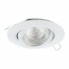 Luminaires Eglo Spot encastrable Eglo TEDO LED Blanc, 1 lumière* Luminaires Encastrés