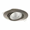 Luminaires Eglo Spot encastrable Eglo TEDO LED Nickel mat, 1 lumière* Luminaires Encastrés
