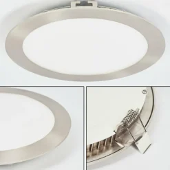 hofstein Spot encastrable Finsrud LED Nickel mat, 1 lumière