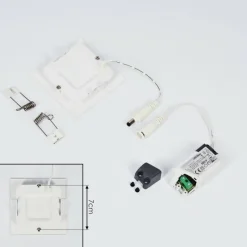 hofstein Spot encastrable Finsrud LED Blanc, 1 lumière