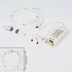 hofstein Spot encastrable Finsrud LED Blanc, 1 lumière* Luminaires Encastrés