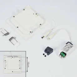 hofstein Spot encastrable Finsrud LED Blanc, 1 lumière