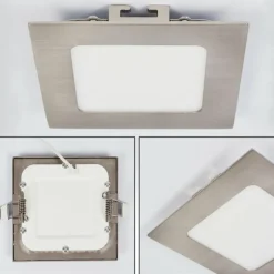 hofstein Spot encastrable Finsrud LED Nickel mat, 1 lumière