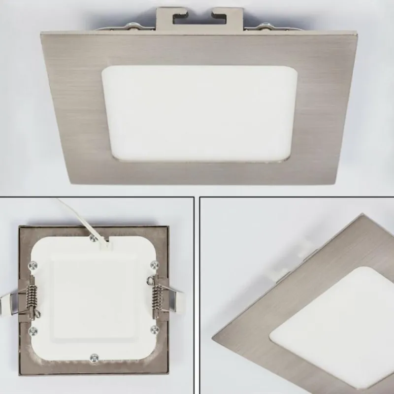 hofstein Spot encastrable Finsrud LED Nickel mat, 1 lumière