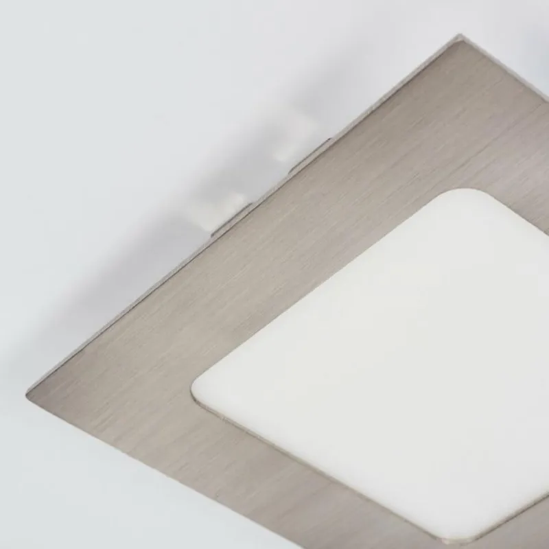 hofstein Spot encastrable Finsrud LED Nickel mat, 1 lumière