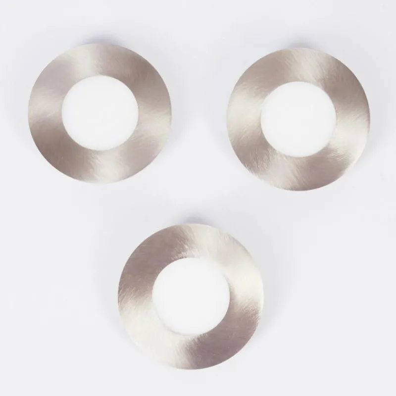 hofstein Spot encastrable Finsrud LED Nickel mat, 1 lumière