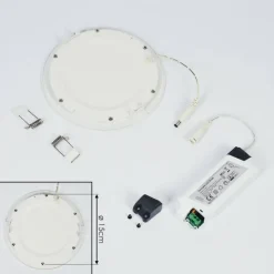 hofstein Spot encastrable Finsrud LED Blanc, 1 lumière