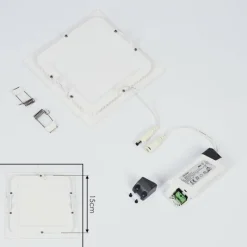 hofstein Spot encastrable Finsrud LED Blanc, 1 lumière