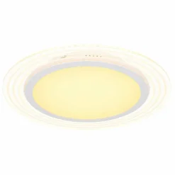 Luminaires Globo Lighting spot encastrable Globo NATHALIE LED Blanc, 1 lumière, Télécommandes, Changeur de couleurs* Luminaires Encastrés