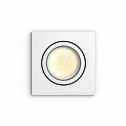 Luminaires Philips Spot encastrable, kit d'extension Philips Hue Ambiance White & Color Centura Blanc, 1 lumière, Changeur de couleurs