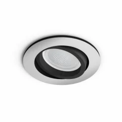 Luminaires Philips Spot encastrable, kit d'extension Philips Hue Ambiance White & Color Centura Argenté, 1 lumière, Changeur de couleurs