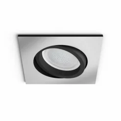 Luminaires Philips Spot encastrable, kit d'extension Philips Hue Ambiance White & Color Centura Argenté, 1 lumière, Changeur de couleurs