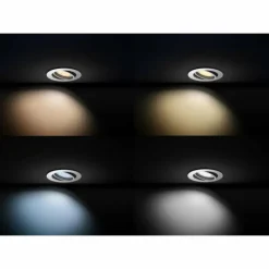 Luminaires Philips Spot encastrable, kit d'extension Philips Hue Ambiance White Milliskin Blanc, 1 lumière