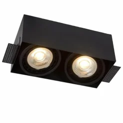 Luminaires Lucide Spot encastrable Lucide TRIMLESS Noir, 2 lumières* Luminaires Encastrés