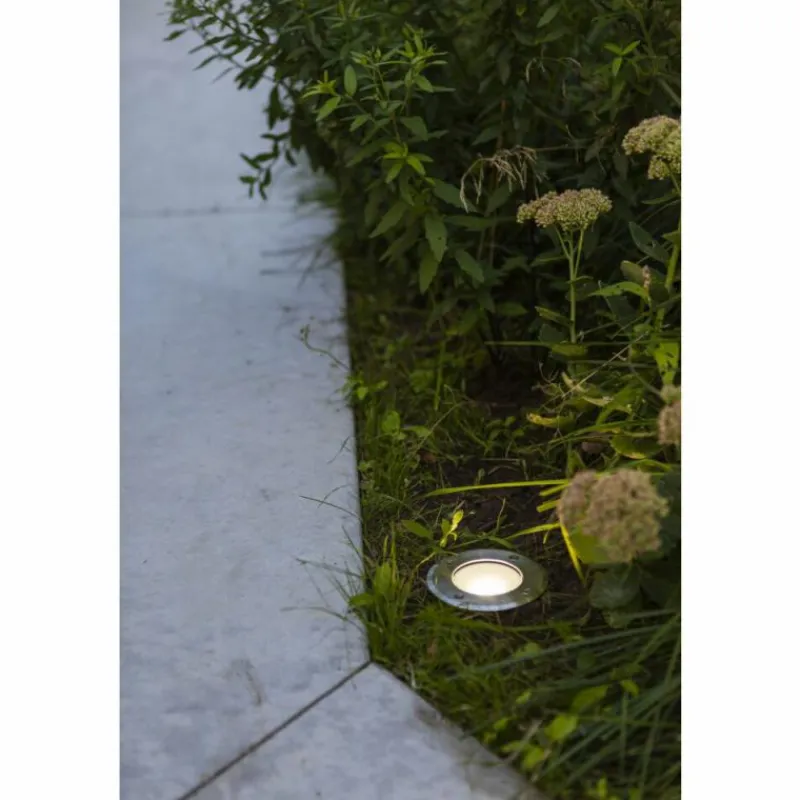 Luminaires Lutec Spot encastrable Lutec CYDOPS LED Acier inoxydable, 1 lumière