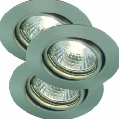 Luminaires Scandinaves-Luminaires Nordlux Spot encastrable Nordlux TRITON Acier inoxydable, 3 lumières