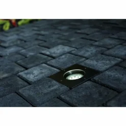 Luminaires Nordlux Spot encastrable Nordlux TILOS Acier inoxydable, 1 lumière