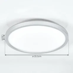 hofstein Spot encastrable Pawcatuck LED Chrome, Blanc, 1 lumière