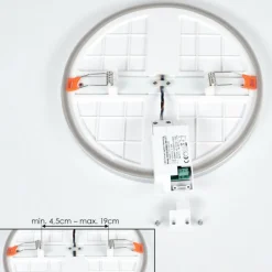 hofstein Spot encastrable Pawcatuck LED Chrome, Blanc, 1 lumière