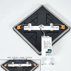 hofstein Spot encastrable Pawcatuck LED Blanc, 1 lumière