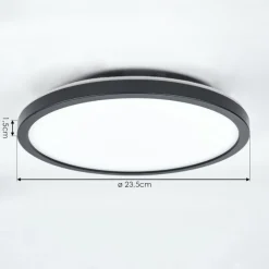 hofstein Spot encastrable Pawcatuck LED Noir, Blanc, 1 lumière