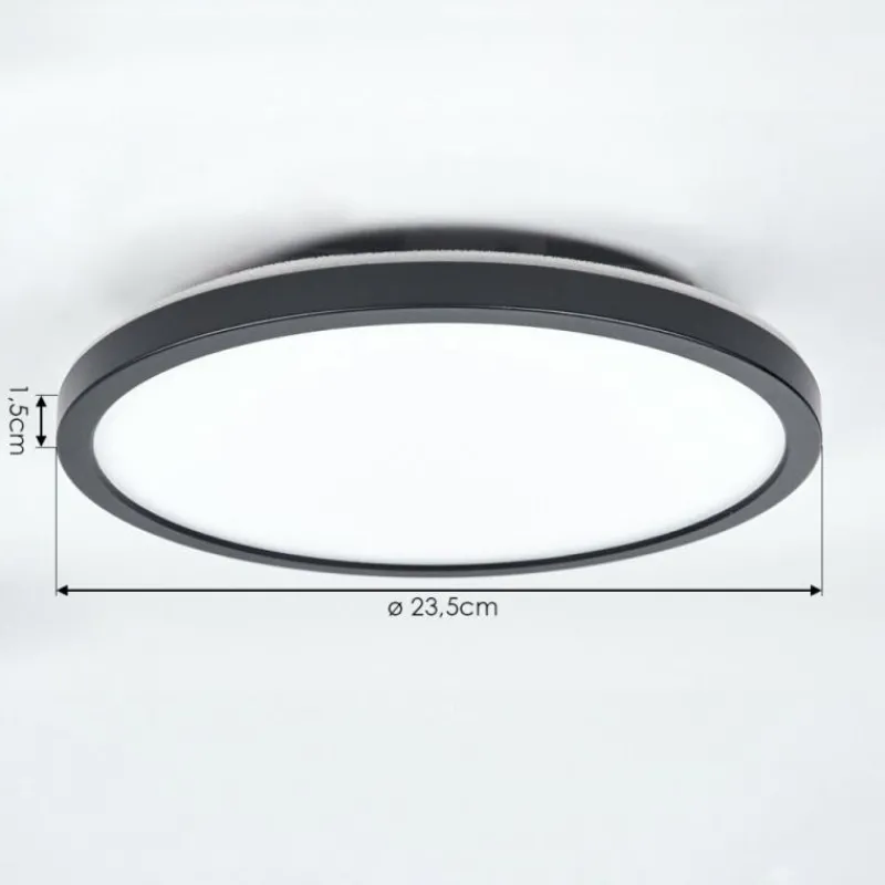 hofstein Spot encastrable Pawcatuck LED Noir, Blanc, 1 lumière