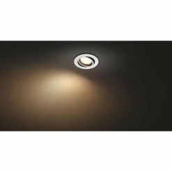 Luminaires Philips Spot encastrable Philips Hue Centura LED Blanc, 1 lumière, Changeur de couleurs