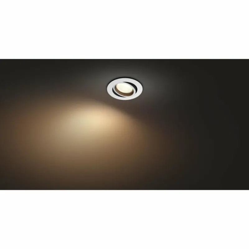 Luminaires Philips Spot encastrable Philips Hue Centura LED Blanc, 1 lumière, Changeur de couleurs
