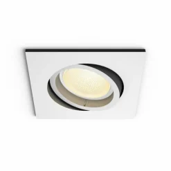 Luminaires Philips Spot encastrable Philips Hue Centura LED Blanc, 1 lumière, Changeur de couleurs