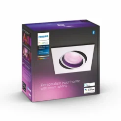 Luminaires Philips Spot encastrable Philips Hue Centura LED Blanc, 1 lumière, Changeur de couleurs